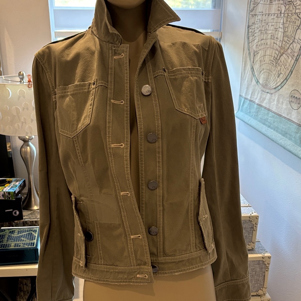 Dior Women's Olive Utility Jacket